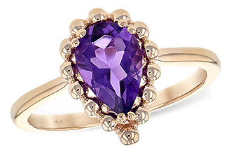 A243-76794: LDS RING 1.06 CT AMETHYST