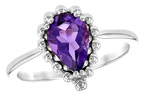 A243-76794: LDS RING 1.06 CT AMETHYST