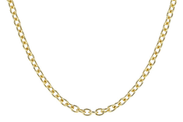 D328-34030: CABLE CHAIN (24IN, 1.3MM, 14KT, LOBSTER CLASP)