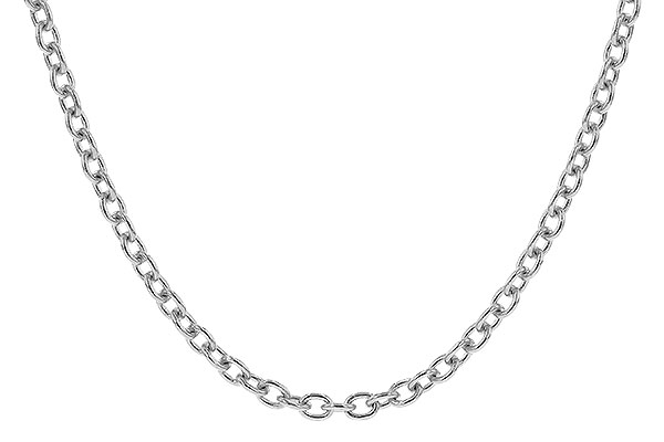 F328-34030: CABLE CHAIN (1.3MM, 14KT, 18IN, LOBSTER CLASP)