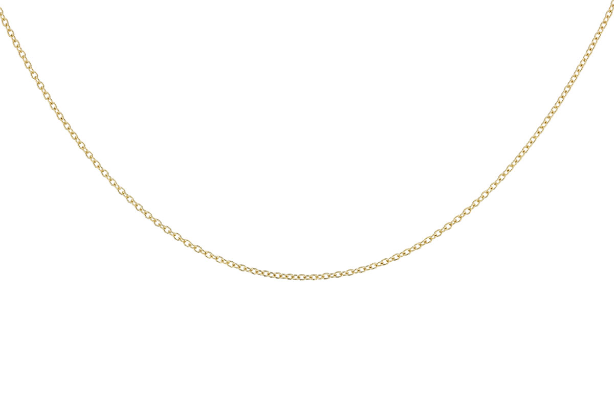 F328-34030: CABLE CHAIN (18IN, 1.3MM, 14KT, LOBSTER CLASP)