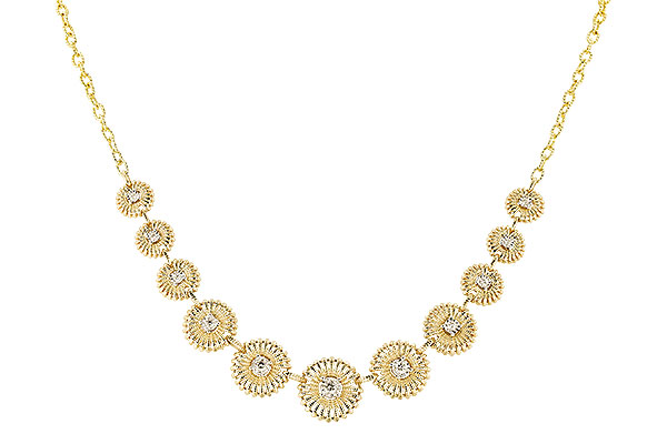 G328-34021: NECKLACE .22 TW (17")