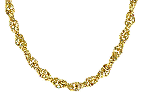 H328-33175: ROPE CHAIN (8", 1.5MM, 14KT, LOBSTER CLASP)