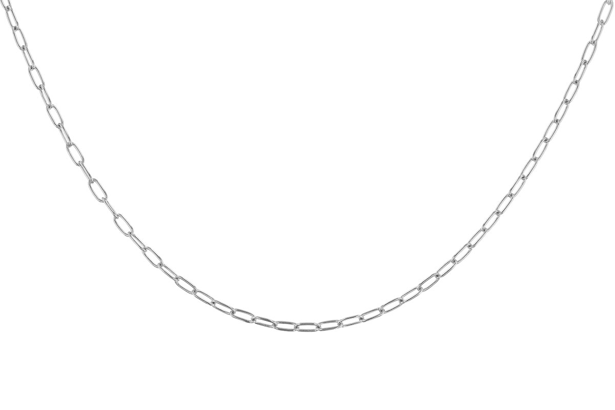 M328-33148: PAPERCLIP SM (18IN, 2.40MM, 14KT, LOBSTER CLASP)