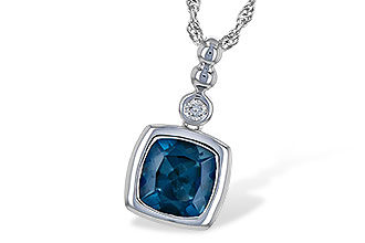 B244-66739: NECK 1.50 LONDON BLUE TOPAZ 1.54 TGW