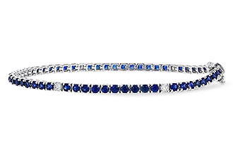 C329-19521: BRACELET 3.27 TW SAPP 3.52 TGW (7")