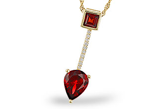 L329-20375: NECKLACE 2.15 GARNET 2.20 TGW